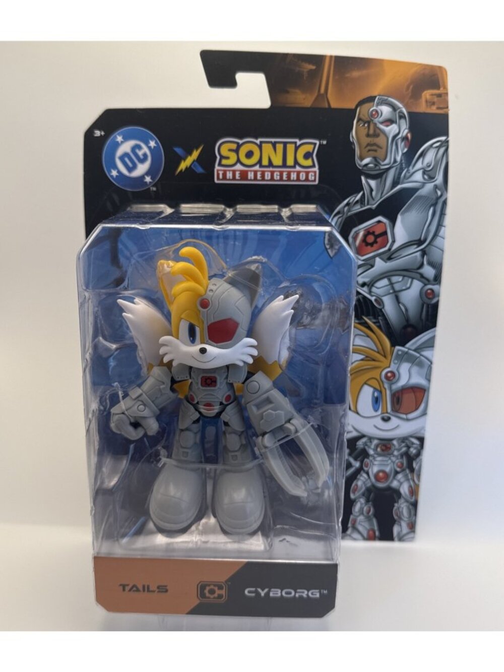 Jakks Pacific DC x Sonic The Hedgehog Tails Cyborg Action Figure
